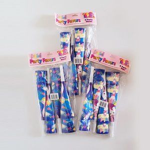 Lisa Frank - Vintage Ballerina Bunny Bunnies Rabbits Party Horns - 3 packs of 8